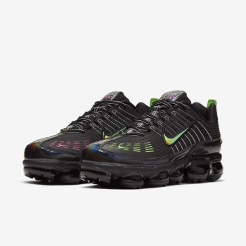 Nike Air VaporMax 360 - Férfi Utcai Cipő - Fekete/Zöld/Rózsaszín